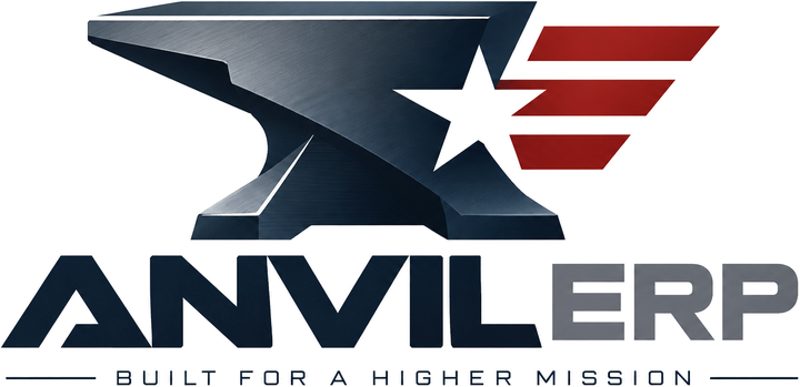 Anvil ERP · Built for a higher mission